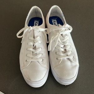 Size 7.5 White Keds Sneakers